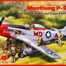 Сборная модель "Истребитель Р-51D-15 "Mustang" с персоналом"   М 1/48