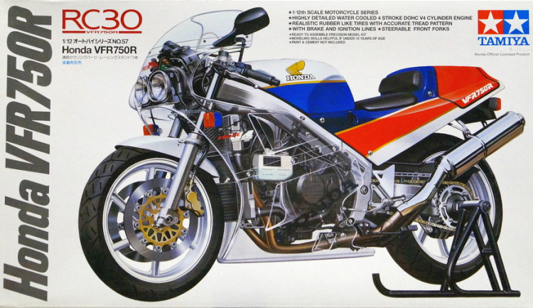 Сборная модель "Мотоцикл Honda VFR750R"   М 1/12
