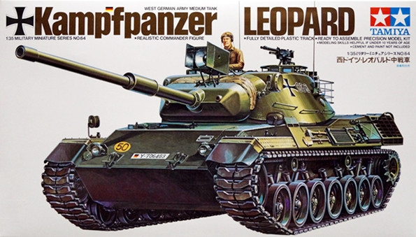 Сборная модель "Западно-германский танк "Leopard"  М 1/35