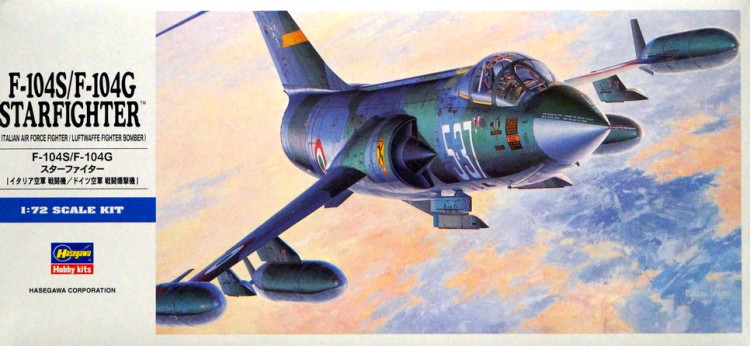 Сборная модель "Истребитель F-104S/F - F-104G "Starfighter"  М 1/72