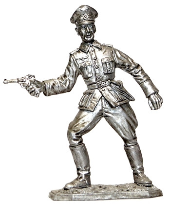 Оловянная миниатюра "Немецкий офицер, 1944-1945 годы"