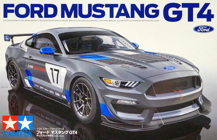 Сборная модель "Автомобиль Ford Mustang GT4"   М 1/24