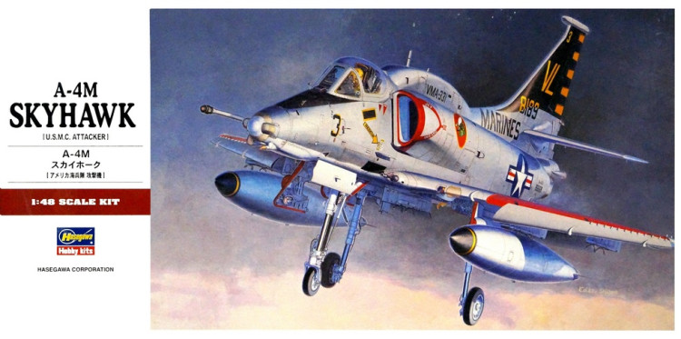 Сборная модель "Палубный истребитель A-4E/F "Skyhawk"  М 1/48