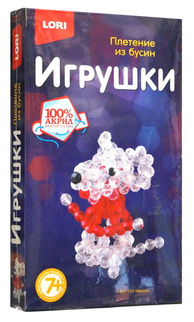 Плетение игрушки "Мышка".