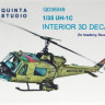 3D Декаль интерьера кабины вертолёта UH-1C (Academy)  М 1/35
