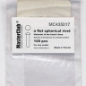 Плоская сферическая заклепка, диаметр-1.0mm;  диаметр отверстия для монтажа-0.8mm;  100 шт.