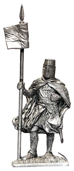 Оловянная миниатюра "Тевтонский рыцарь, 1230-1283 гг."
