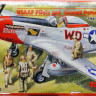Набор миниатюр "Американские пилоты и техники "   М 1/48