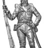 Оловянная миниатюра "Рядовой пехотного полка Адлеркройца. Швеция, 1809 год"