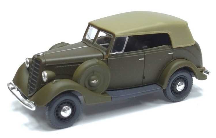 Масштабная модель "Автомобиль Горький-61-40 с тентом" М 1/43 Масштабная модель "Автомобиль Горький-61-40 с тентом" М 1/43