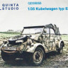 3D Декаль интерьера кабины для модели Kubelwagen type 82 (Italery/Моделист)  М 1/35