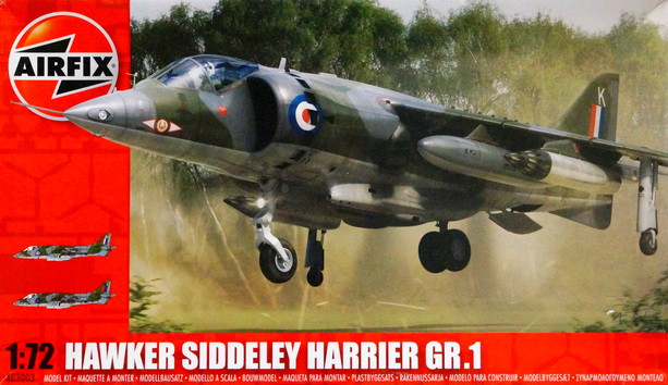 Сборная модель "Истребитель BAE Harrier Gr.I"  М 1/72