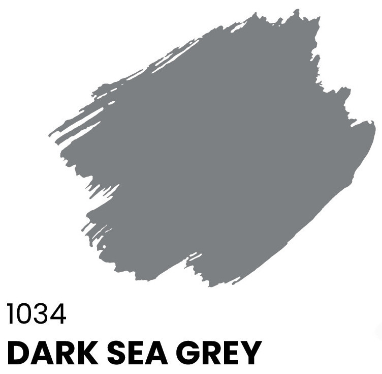 C1034 ICM Краска акриловая для творчества, цвет "Темный морской серый" (Dark Sea Grey), 12 мл.