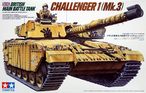 Сборная модель "Танк Challenger 1 (Mk.III)"  М 1/35
