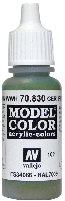 70830 Vallejo Краска акриловая "Немецкий полевой серый" FS34086; RAL7009 / German Fieldgrey WWII, 17 мл.