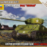 Сборная модель "Американский танк M4A2 "Sherman"  М1/100