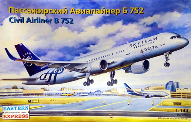 Сборная модель "Авиалайнер Б-752"  М 1/144