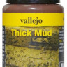 73811 Vallejo Weathering Effects. Эффект "Густая коричневая грязь" / Brown Mud, 40 мл.