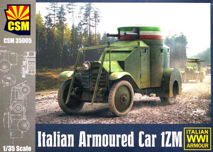 Сборная модель "Итальянский бронеавтомобиль "Lancia 1ZM"  М 1/35