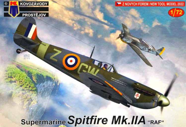 Сборная модель "Истребитель Spitfire Mk.IIa "RAF"  М 1/72
