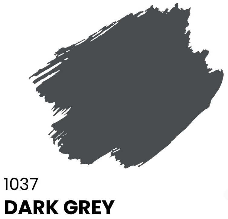 C1037 ICM Краска акриловая для творчества, цвет "Темно-серый" (Dark Grey), 12 мл.