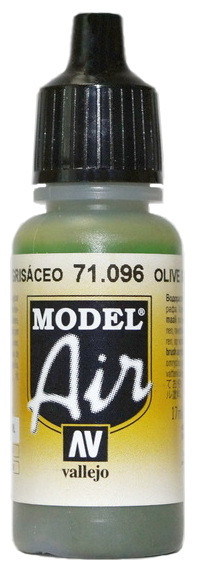 71096 Vallejo Model Air Краска "Оливково-серый" / Olive Grey, 17 мл.