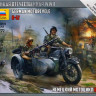 Сборная модель "Немецкий мотоцикл"   М 1/72