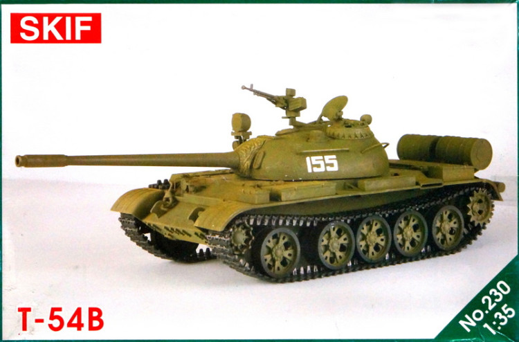 Сборная модель "Средний танк Т-54Б" (По лицензии ОмскТрансМаш)  М /35