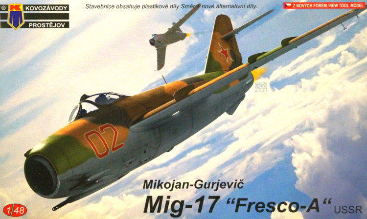 Сборная модель "Истребитель MiG-17 "Fresco-A"  М 1/48