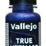 77130 Vallejo True Metallic Metal (Base) Краска-металлик акриловая "Ультрамариновый синий" / Ultramarine Blue, 18 мл.