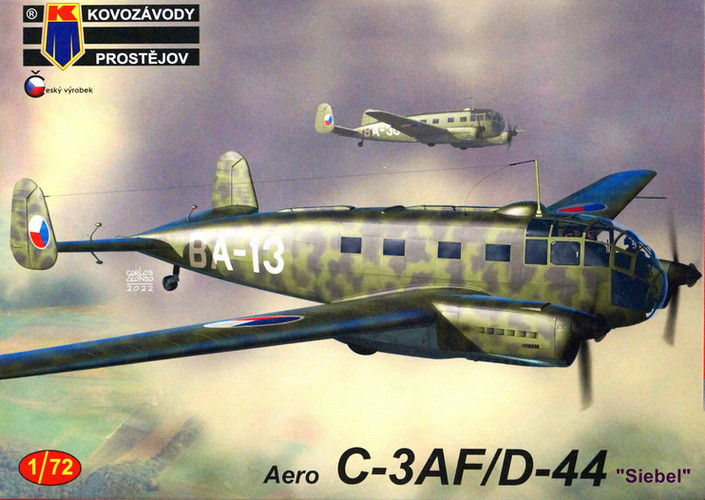 Сборная модель "Самолет Si-204D "Siebel" / Aero C-3AF / D-44,  М 1/72