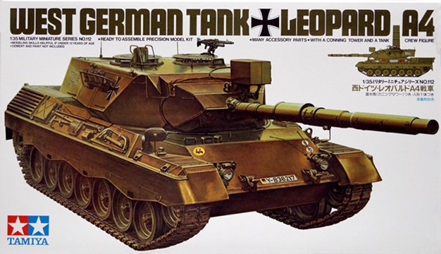 Сборная модель "Германский танк "Leopard A4"  М 1/35