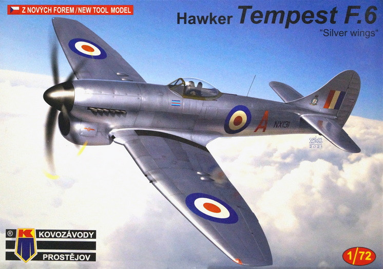 Сборная модель "Британский истребитель Tempest F.6 "Silver Wings"  М 1/72