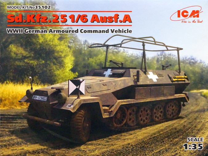 Сборная модель "Немецкий бронетранспортер Sd.Kfz.251/6 Ausf A"  М 1/35