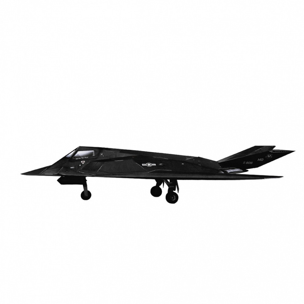 Конструктор из картона "Бомбардировщик F-117 Nighthawk"