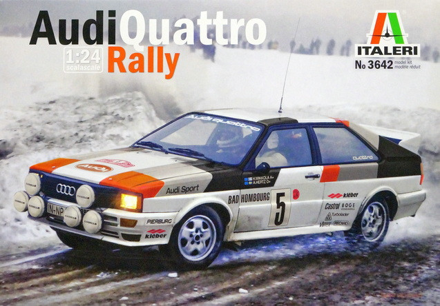 Сборная модель "Автомобиль Audio Quattro Rally" М 1/24 Сборная модель "Автомобиль Audio Quattro Rally" М 1/24
