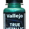 77133 Vallejo True Metallic Metal (Base) Краска-металлик акриловая "Жук зеленый" / Beetle Green, 18 мл.
