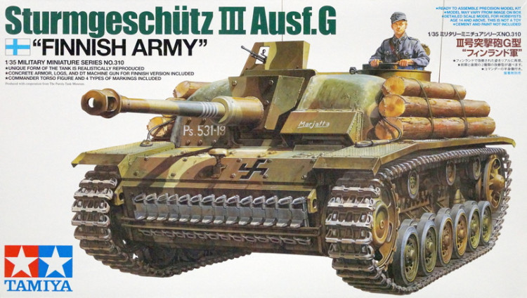 Сборная модель "САУ StuG III Ausf G финской армии"  М 1/35