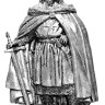 Оловянная миниатюра "Жак де Моле, последний магистр ордена тамплиеров, 14 век"
