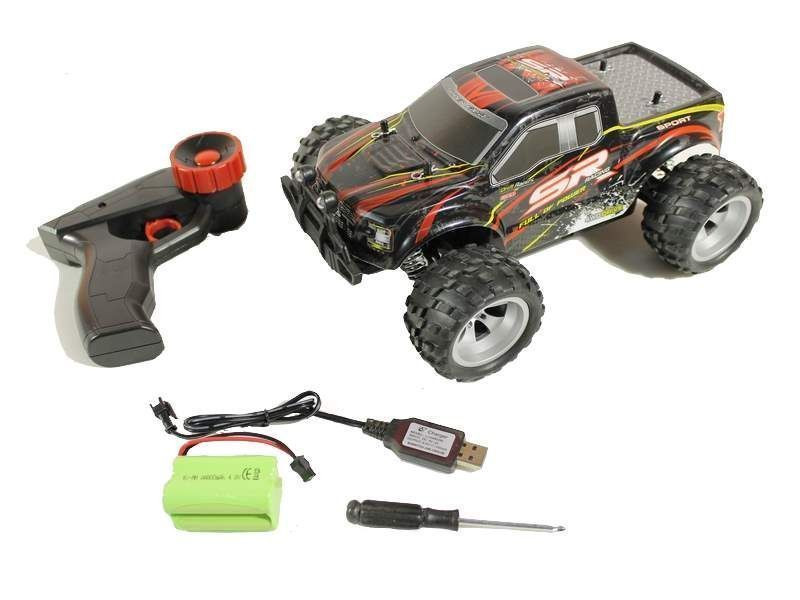 Радиоуправляемый монстр DE Faster, 4WD, 2.4G, М 1/18