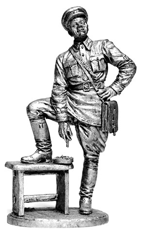 Оловянная миниатюра "Офицер Госбезопасности НКВД СССР, 1939-1943 годы"