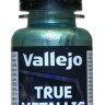 77134 Vallejo True Metallic Metal (Base) Краска-металлик акриловая "Зеленый сумеречный" / Dusken Green, 18 мл.