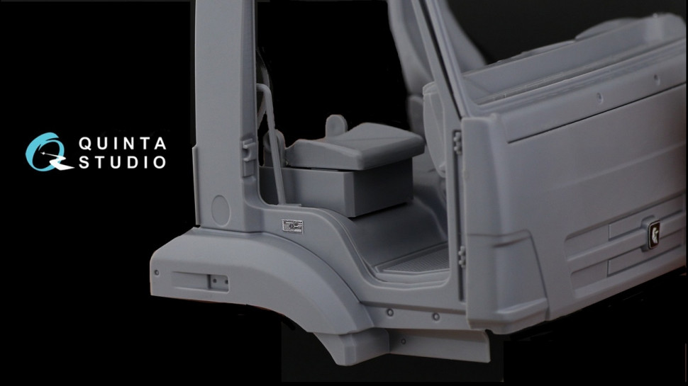 3D Декаль интерьера кабины самосвала КАМАЗ 65115 (Звезда)  М 1/35