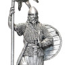 Оловянная миниатюра "Викинг со знаменем, 9-10 века"