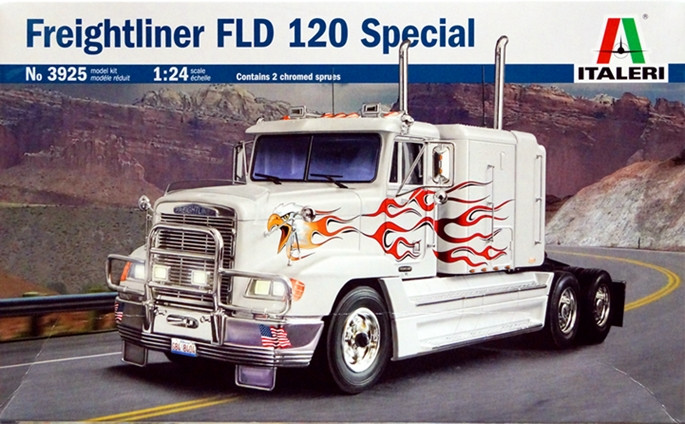 Сборная модель "Седельный тягач Freightliner FLВ 120 Special"   М 1/24