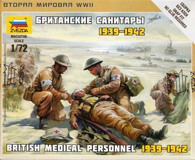 Набор миниатюр "Британские cанитары 1939-1942 гг."  М 1/72