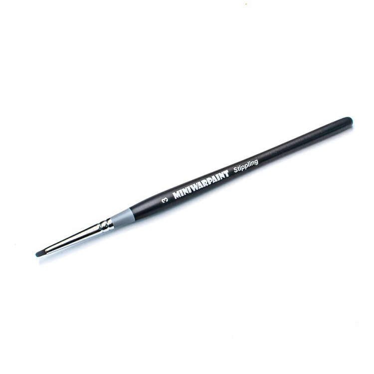 Кисть MiniWarPaint серии Stippling №3 Кисть MiniWarPaint серии Stippling №3