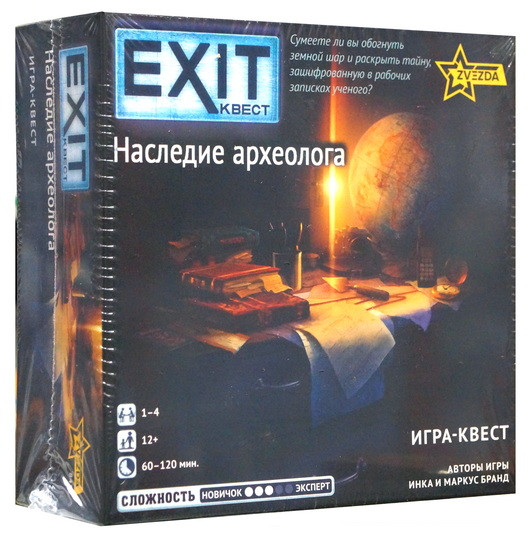 Настольная игра "EXIT Квест. Наследие археолога"