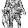 Оловянная миниатюра "Старший сержант пехоты Красной армии 1943-45гг. СССР"