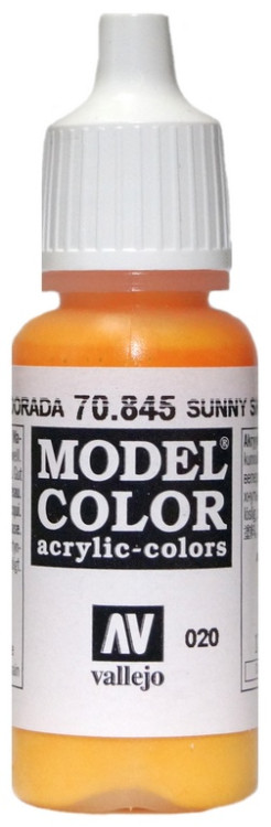 70845 Vallejo Краска акриловая "Телесный яркий" / Sunny Skin Tone, 17 мл.